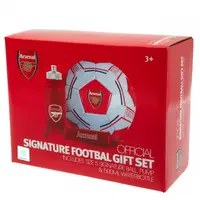 Futbalová darčeková sada ARSENAL F.C. (lopta, pumpa, plastová fľaša)