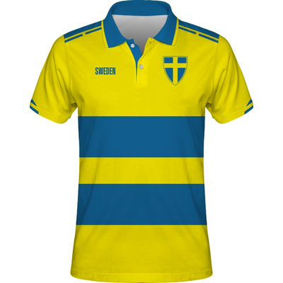 Sublimovaná polokošeľa Švédsko vz. 6