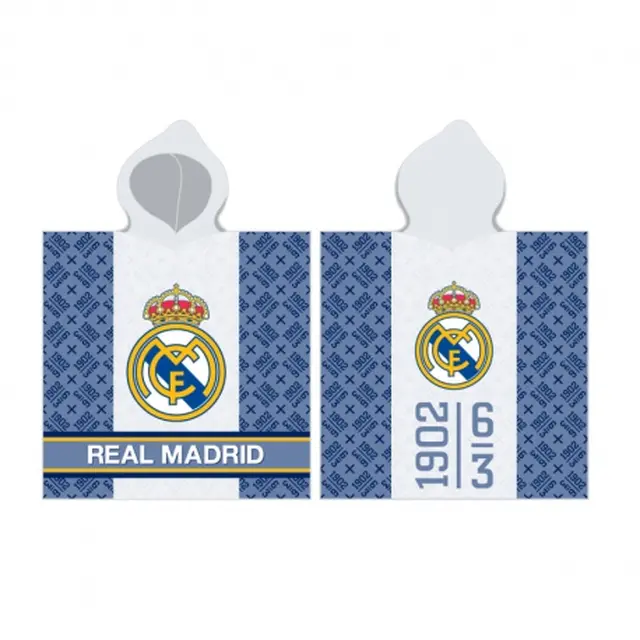 Bavlnené pončo 60/120cm REAL MADRID C.F., RM172067