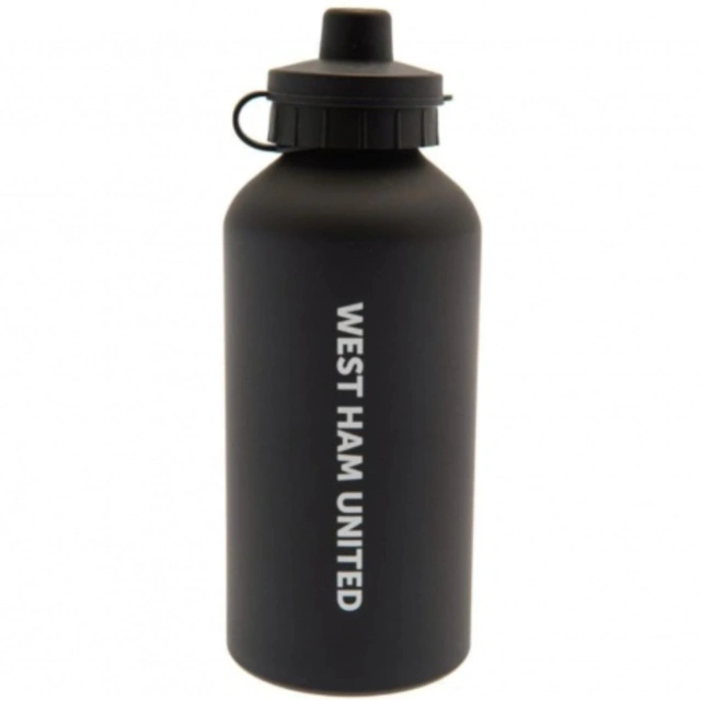 Fľaša na pitie WEST HAM UNITED F.C.  Aluminium Drinks Bottle Black, 500ml