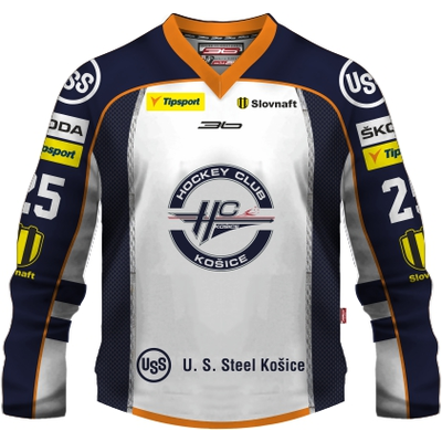 Hokejový dres HC Košice 2014/15 Replica Simple svetlá verzia