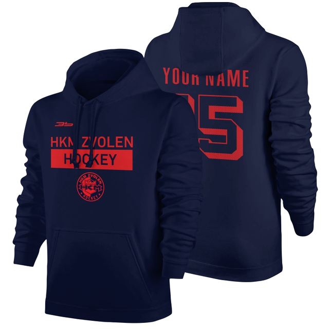 Bavlnená mikina s kapucňou HKM Zvolen 0218