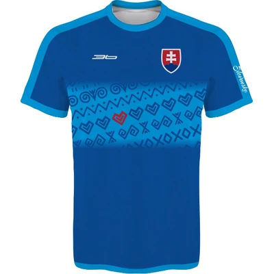 Futbalový dres Slovensko "Čičmany2" - modrý