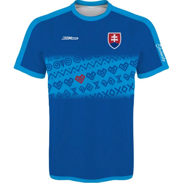 Futbalový dres Slovensko "Čičmany2" - modrý