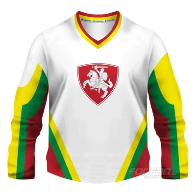 Litva - fanúšikovský dres, biela verzia