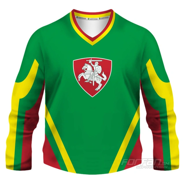 Litva - fanúšikovský dres, zelená verzia