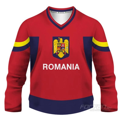 Rumunsko - fanúšikovský dres, červená verzia