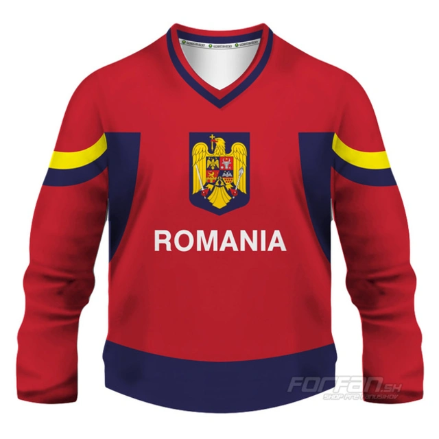 Rumunsko - fanúšikovský dres, červená verzia