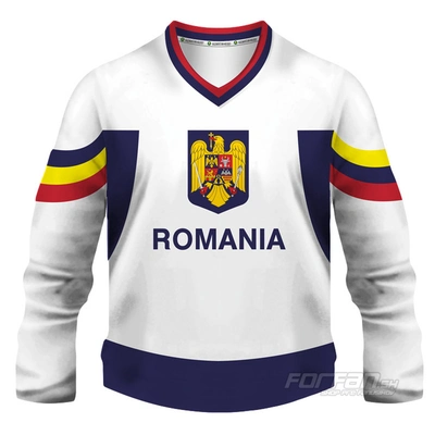 Rumunsko - fanúšikovský dres, biela verzia