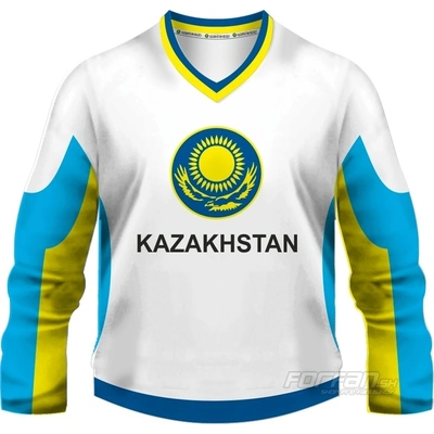 Kazachstan - fanúšikovský dres, biela verzia
