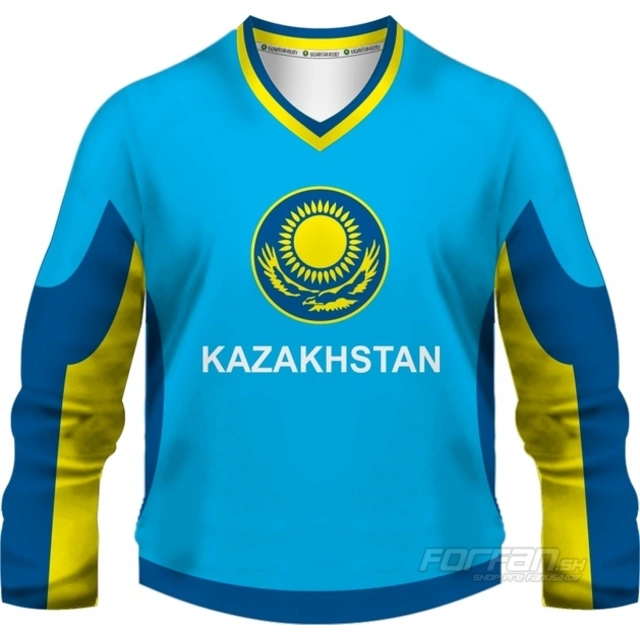 Kazachstan - fanúšikovský dres, modrá verzia