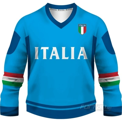 Taliansko - fanúšikovský dres, modrá verzia - LOMBARDI 33 + minidres 