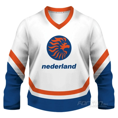 Holandsko - fanúšikovský dres, biela verzia