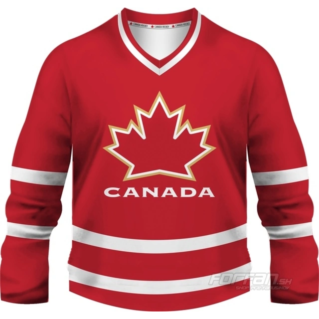 Kanada - fanúšikovský dres, červená verzia
