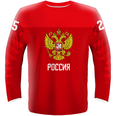 Fan hokejový dres Rusko 0219 - KHUDOBIN 35