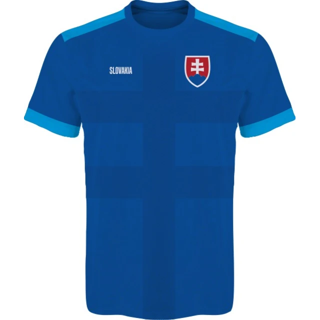 Futbalový dres Slovensko "Basic" - modrý - ADAM