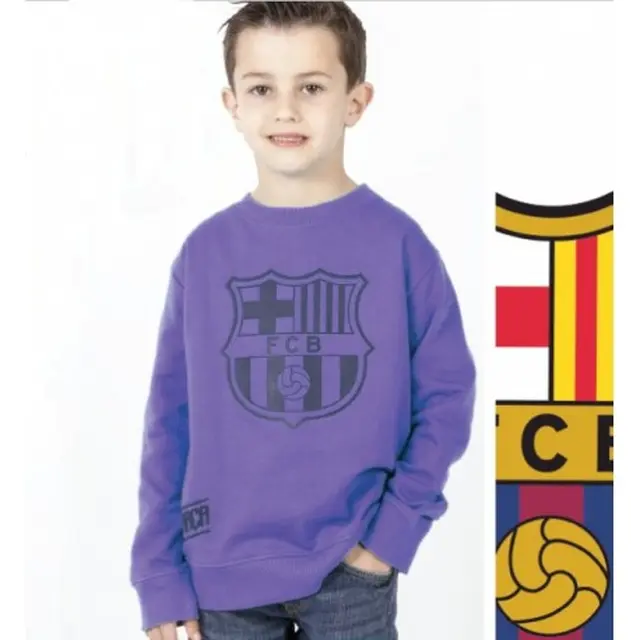 Chlapčenská bavlnená mikina FC BARCELONA Violet (BC06532) - 5 rokov (110cm)