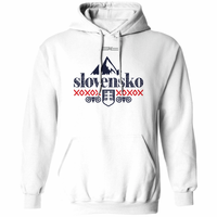 Bavlnená mikina s kapucňou SLOVENSKO 0817