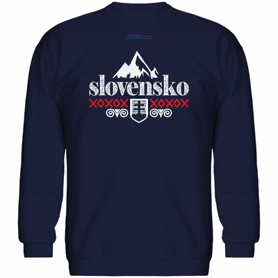 Bavlnená mikina bez kapucne  SLOVENSKO 0417