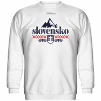 Bavlnená mikina bez kapucne  SLOVENSKO 0417