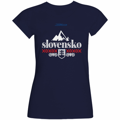 Dámske tričko Slovensko 0317