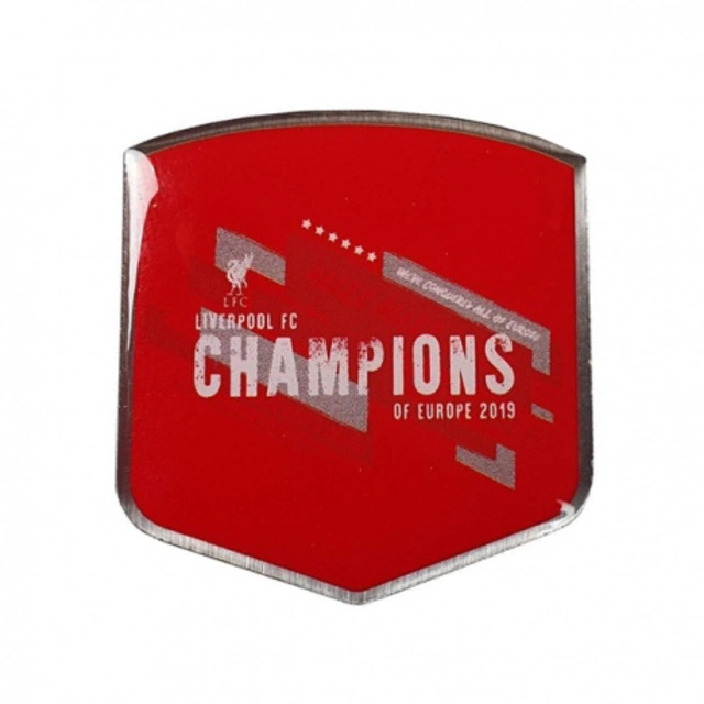 Klubový odznak na sako FC LIVERPOOL Champions of Europe 2019