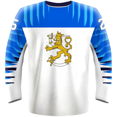 Fan hockey jersey Finland 0119 + mini jersey