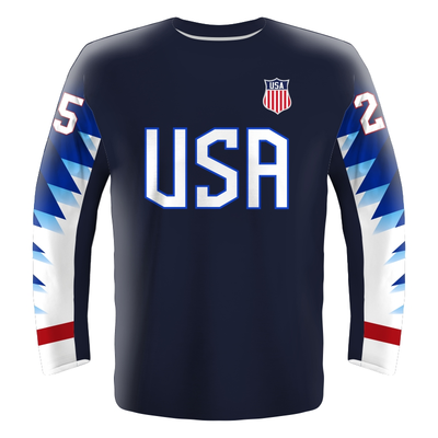 Fan hokejový dres USA 0219
