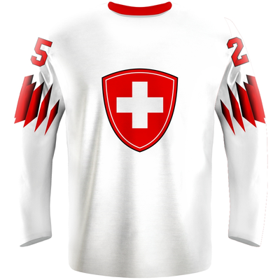 Fan Hockey Jersey Switzerland 0119