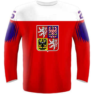 Fan hockey jersey Czech 0219