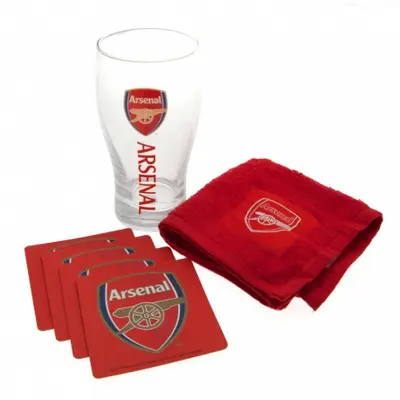 Sklenený pohár / minibar set ARSENAL F.C.