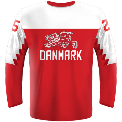 Fan Hockey Jersey Denmark 0219