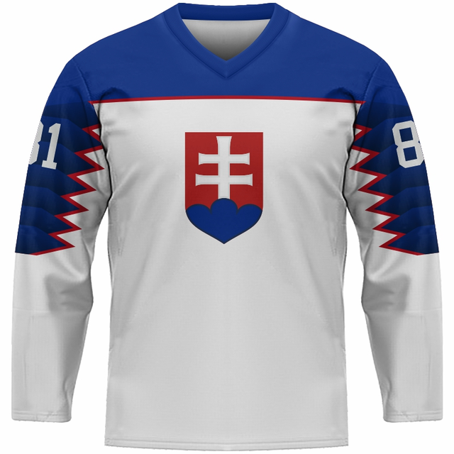 Detský hokejový dres Slovensko NEW replika svetlý