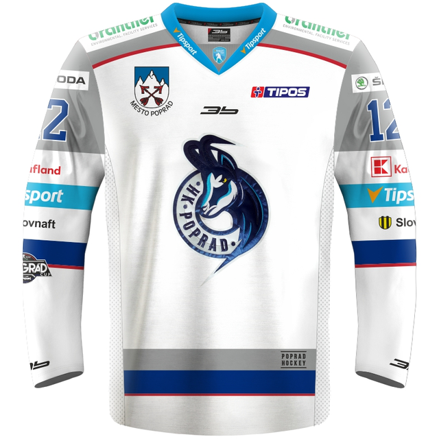 Dres HK Poprad AUTHENTIC 2018/19 svetlý