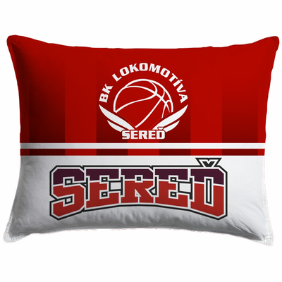 Double-sided decorative pillow BK Lokomotíva Sereď 0120