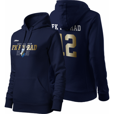 Women's cotton hooded sweatshirt FK Poprad 0220