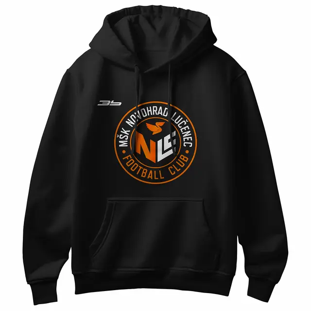 Bavlnená mikina s kapucňou MŠK Novohrad Lučenec 0220