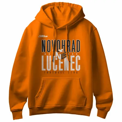 Bavlnená mikina s kapucňou MŠK Novohrad Lučenec 0420