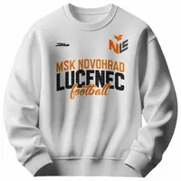 Bavlnená mikina bez kapucne MŠK Novohrad Lučenec 0320