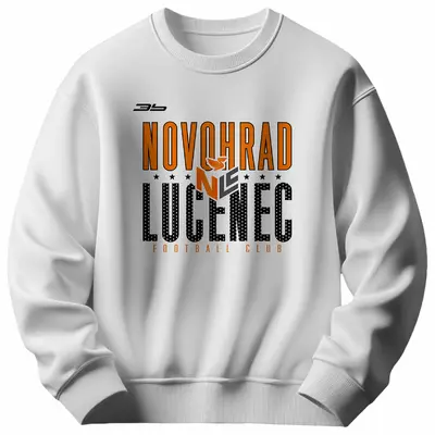 Bavlnená mikina bez kapucne MŠK Novohrad Lučenec 0420