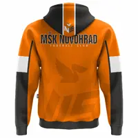 Tepláková mikina s kapucňou MŠK Novohrad Lučenec 0120