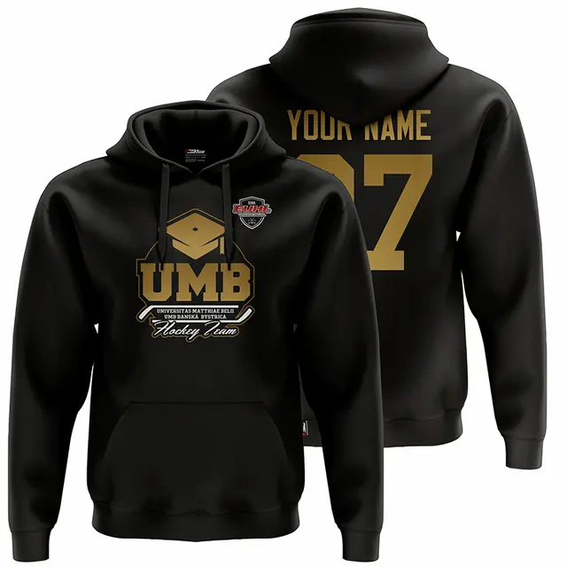 Bavlnená mikina s kapucňou UMB Hockey Team 0120