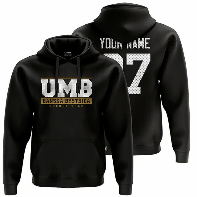 Bavlnená mikina s kapucňou UMB Hockey Team 0420