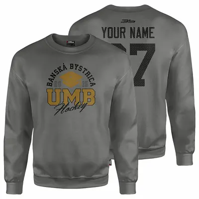 Bavlnená mikina bez kapucne UMB Hockey Team 0520