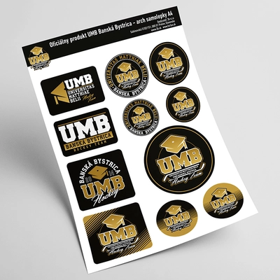 Dekoračné samolepky UMB Hockey Team 0120