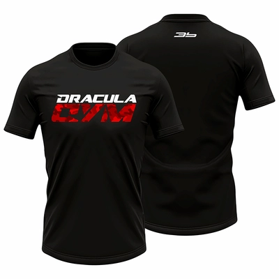 Bavlnené tričko Dracula gym 0921