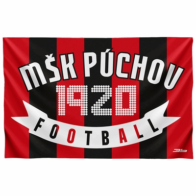 Vlajka MŠK Púchov 0221