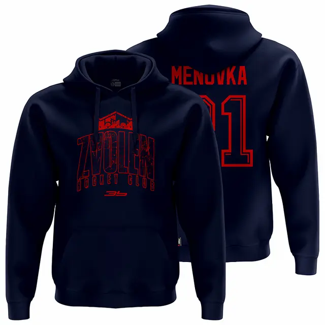 Bavlnená mikina s kapucňou HKM Zvolen 1321