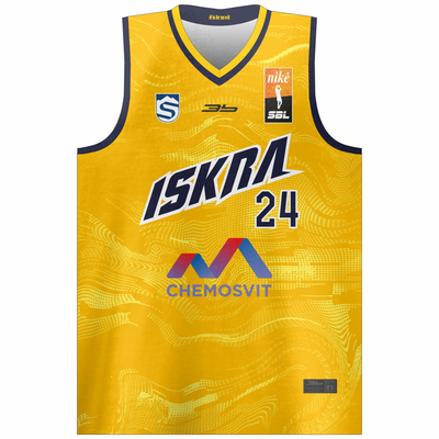 Basketbalový dres Iskra Svit 2021/22 svetlý
