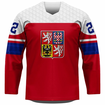 Fan hockey jersey Czech 0222